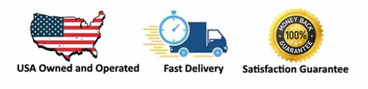 US operations, fast delivery and satisfaction guarantee