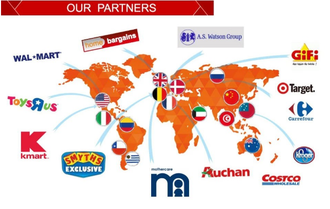 Worldwide shipping and delivery partners