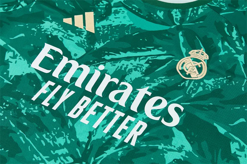 2026-27 Real Madrid Green Short-Sleeve Training Jersey