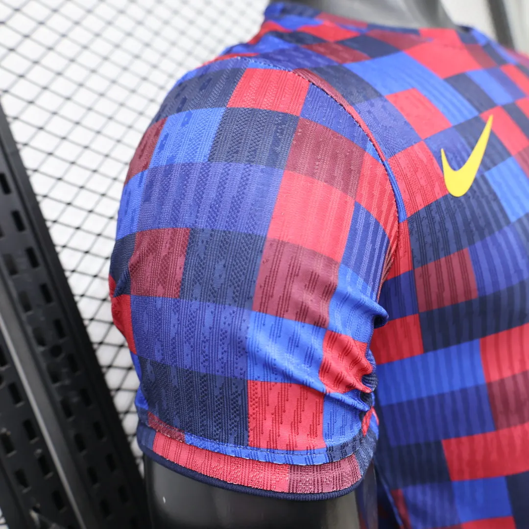 2026-27 Barcelona Pre-Match Jersey – Player Version