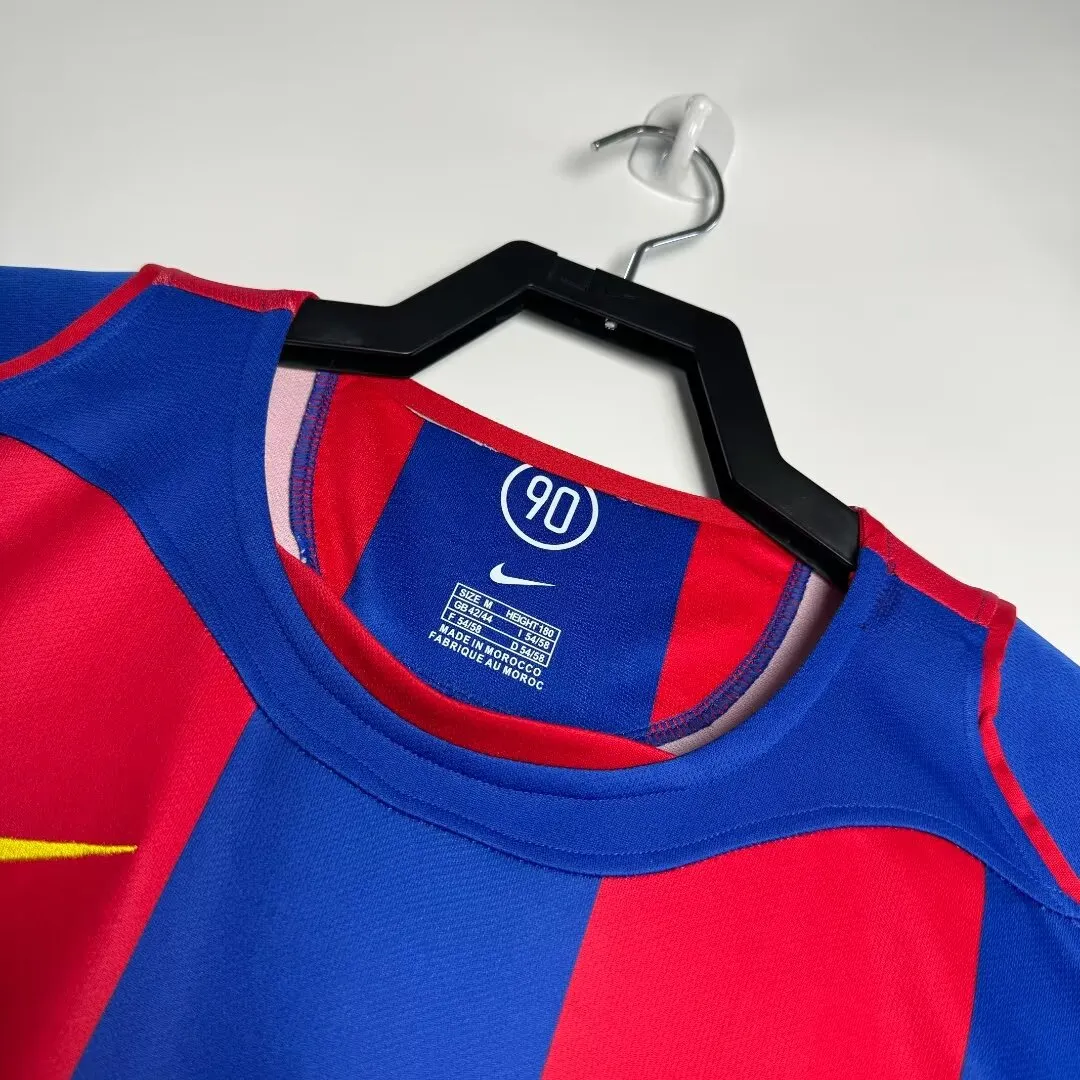 2004-05 Barcelona Home Retro Jersey