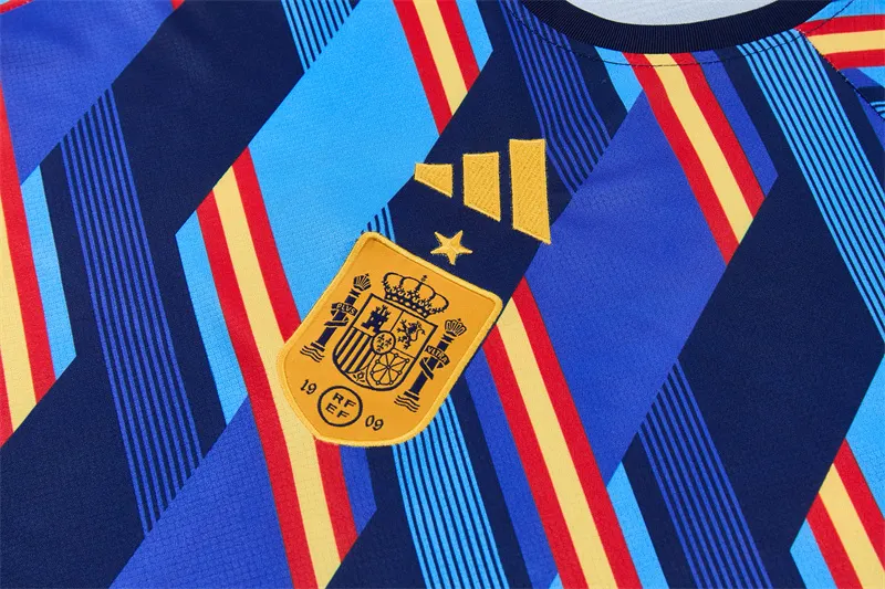 2026-27 Spain Royal Blue Short-Sleeve Training Jersey