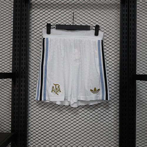 2025-26 Argentina White Shorts Jersey - Player Edition