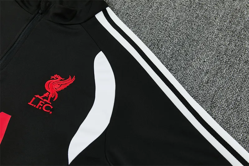 2026-27 Liverpool Black Half-Zip Training Jersey