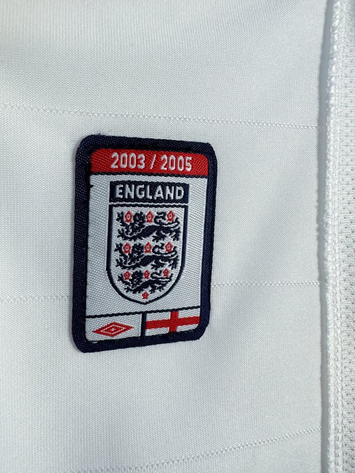 2004 England Home Retro Jersey