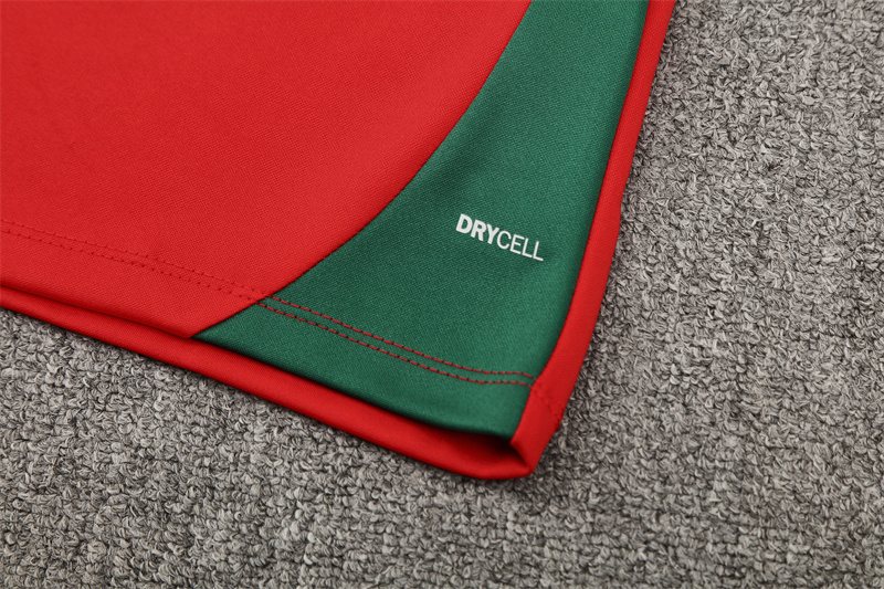 2025-26 Portugal Red Half-Zip Training Jersey