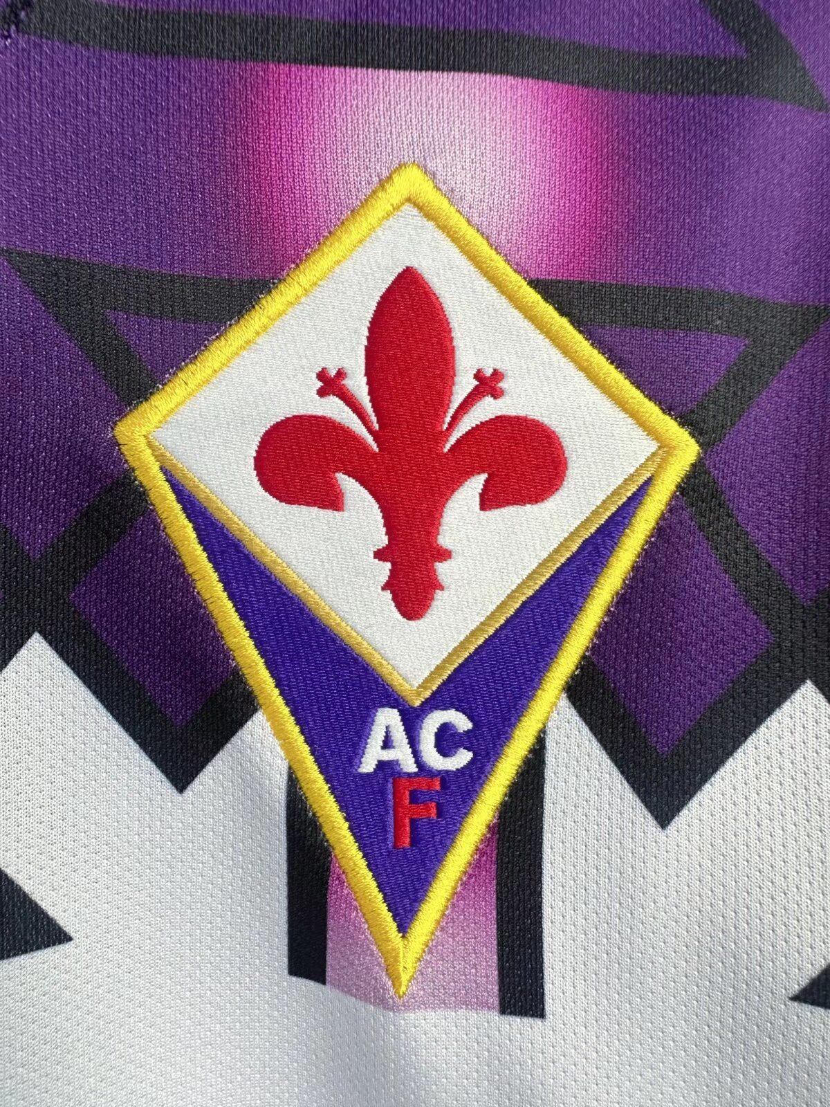 1992-93 Fiorentina Away Long Sleeve Retro Jersey