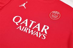 2025-26 Paris Saint-Germain Red Short-Sleeve Training Jersey