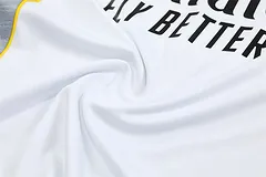 2025-26 Real Madrid White Half-Pull Training Jersey
