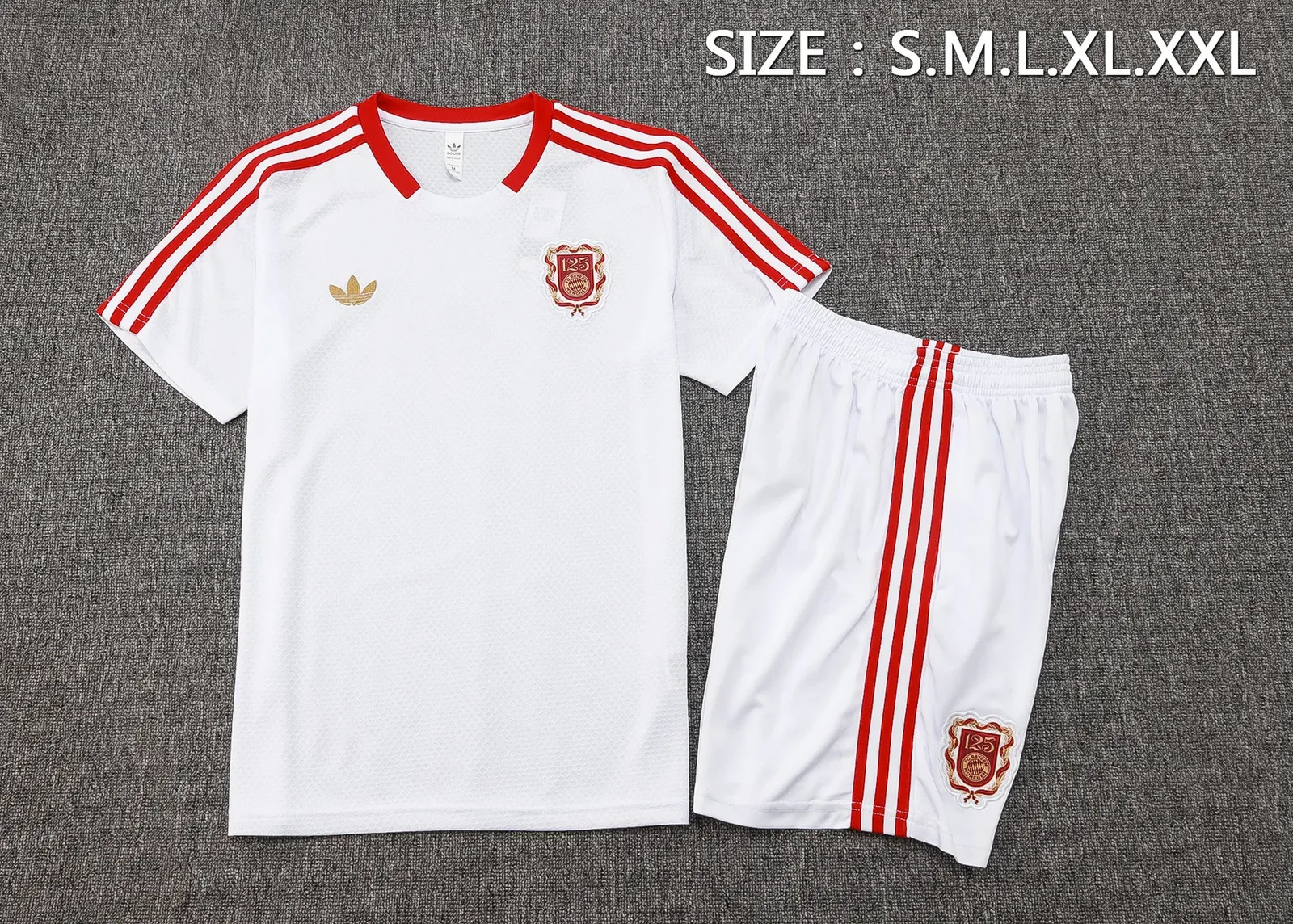 2025-26 Bayern Munich White Short-Sleeve T-Shirt 125th Anniversary Edition
