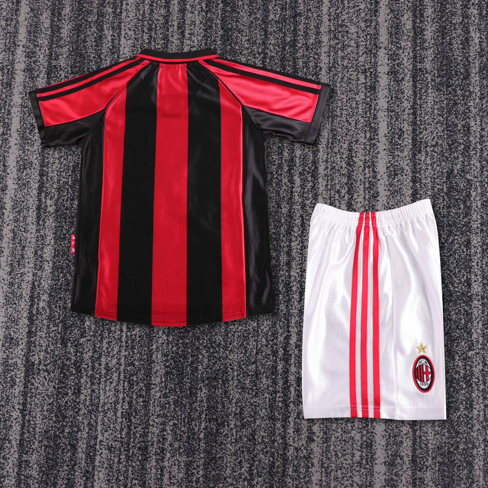 1998-99 AC Home Retro Shirt - Kids Sizes