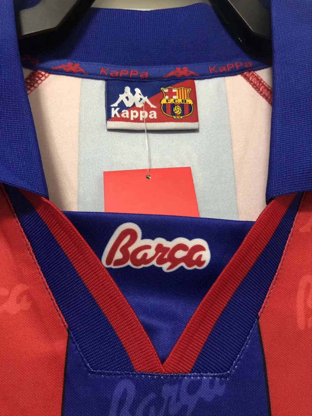 1996-97 Barcelona Home Retro Jersey