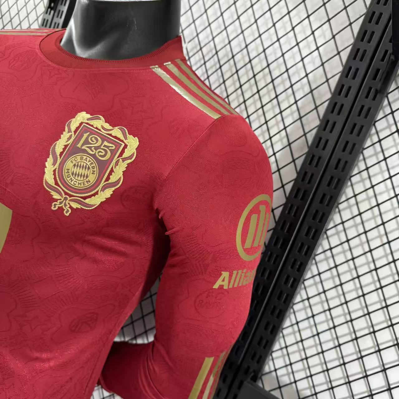 2025-26 Bayern Munich 125th Anniversary Long-Sleeve Jersey – Player Version