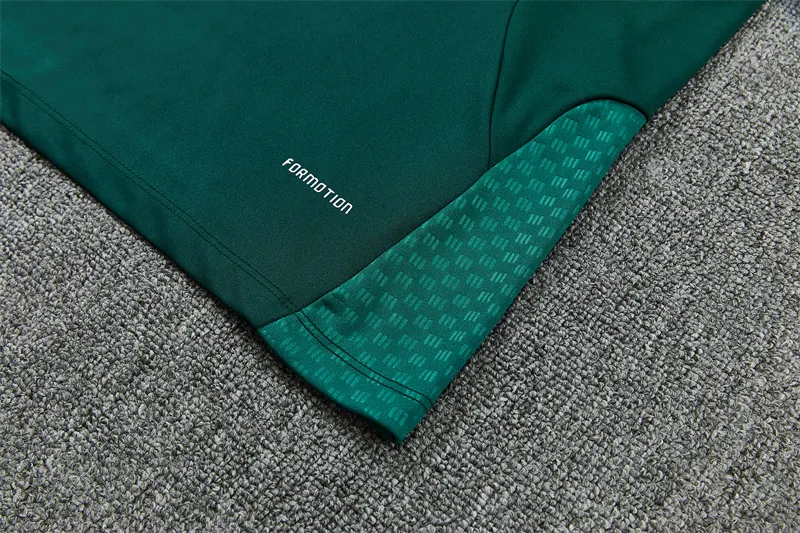 2026-27 Real Madrid Dark Green Half-Zip Training Jersey