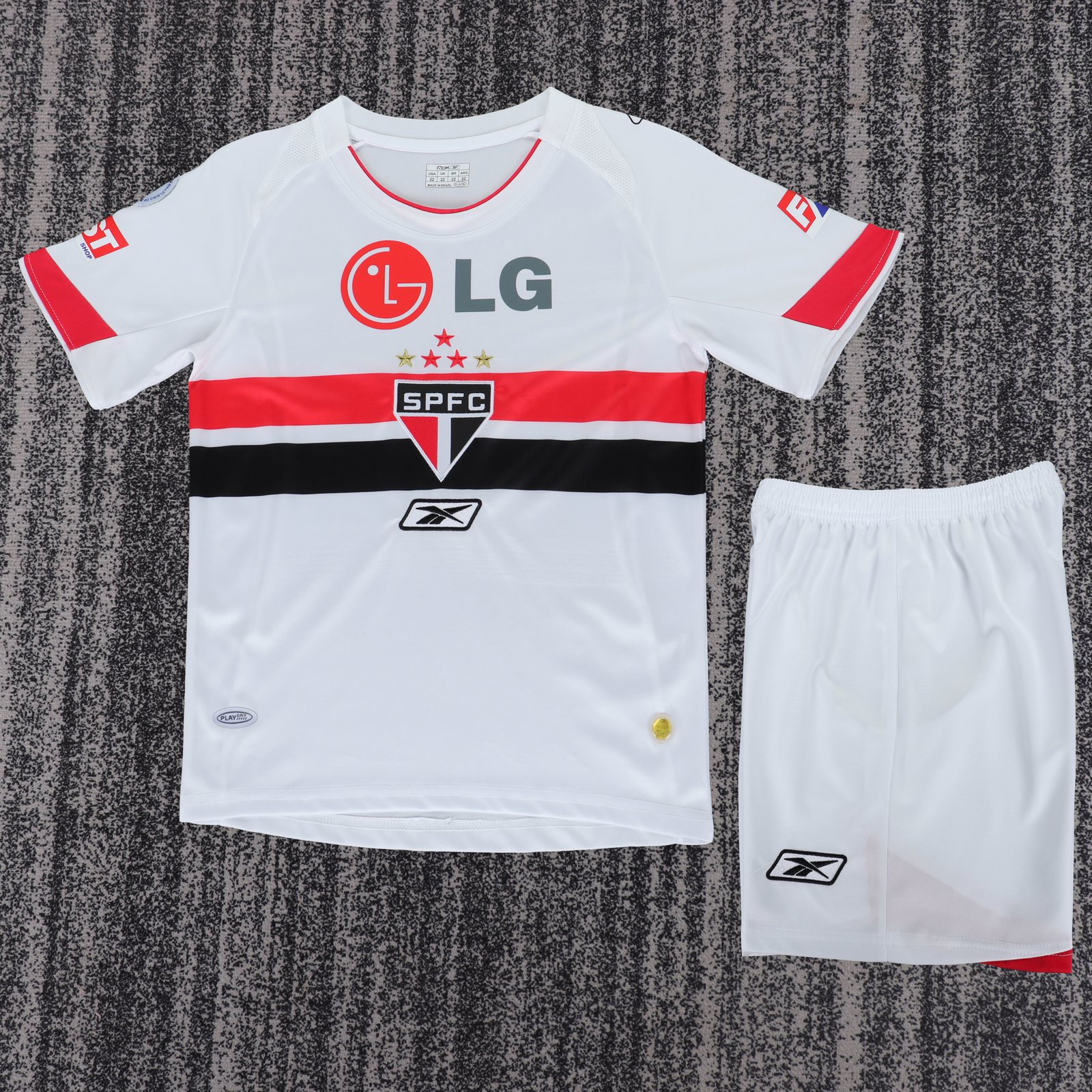 2007-08 São Paulo Home Retro Jersey - Children's