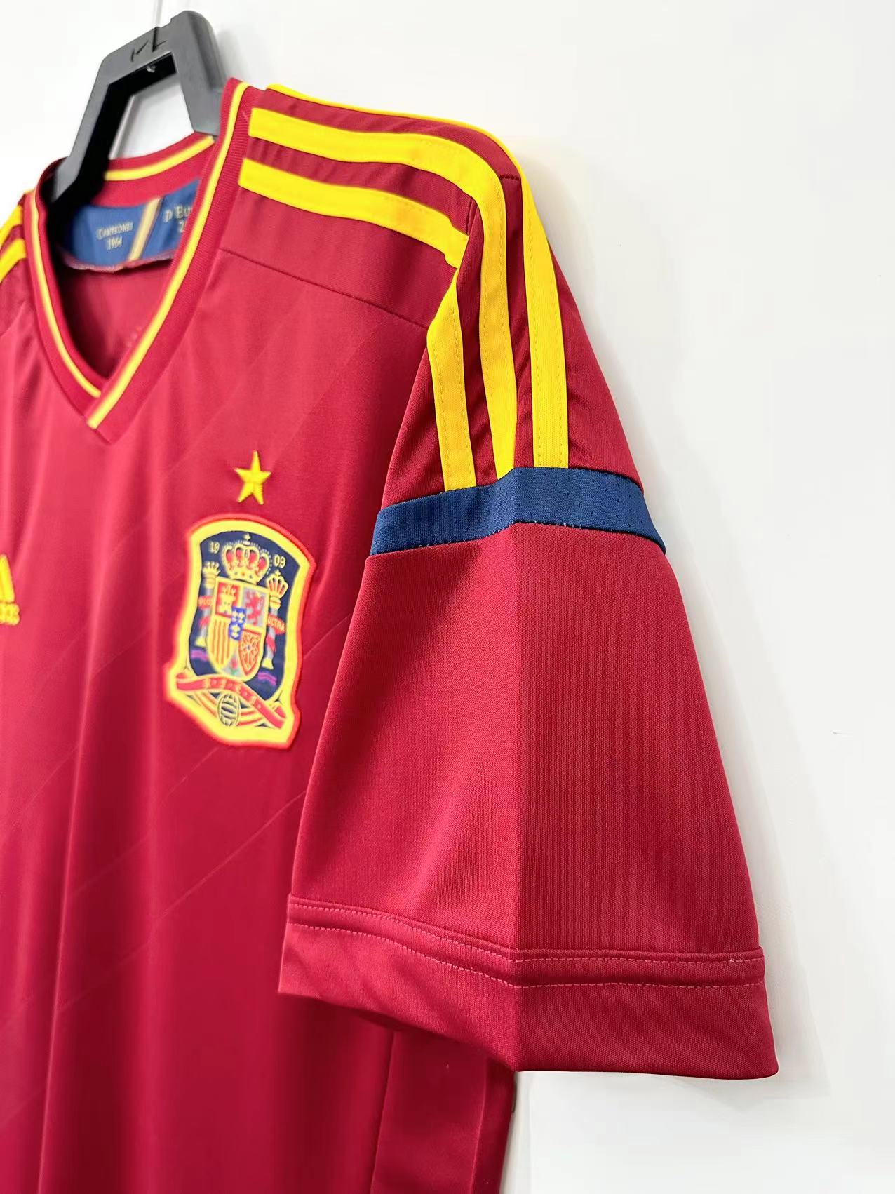 2012 Spain Home Retro Jersey