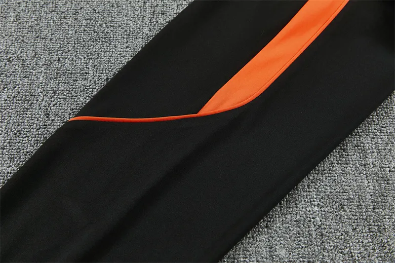 2026-27 Netherlands Royal Orange Half-Zip Training Jersey