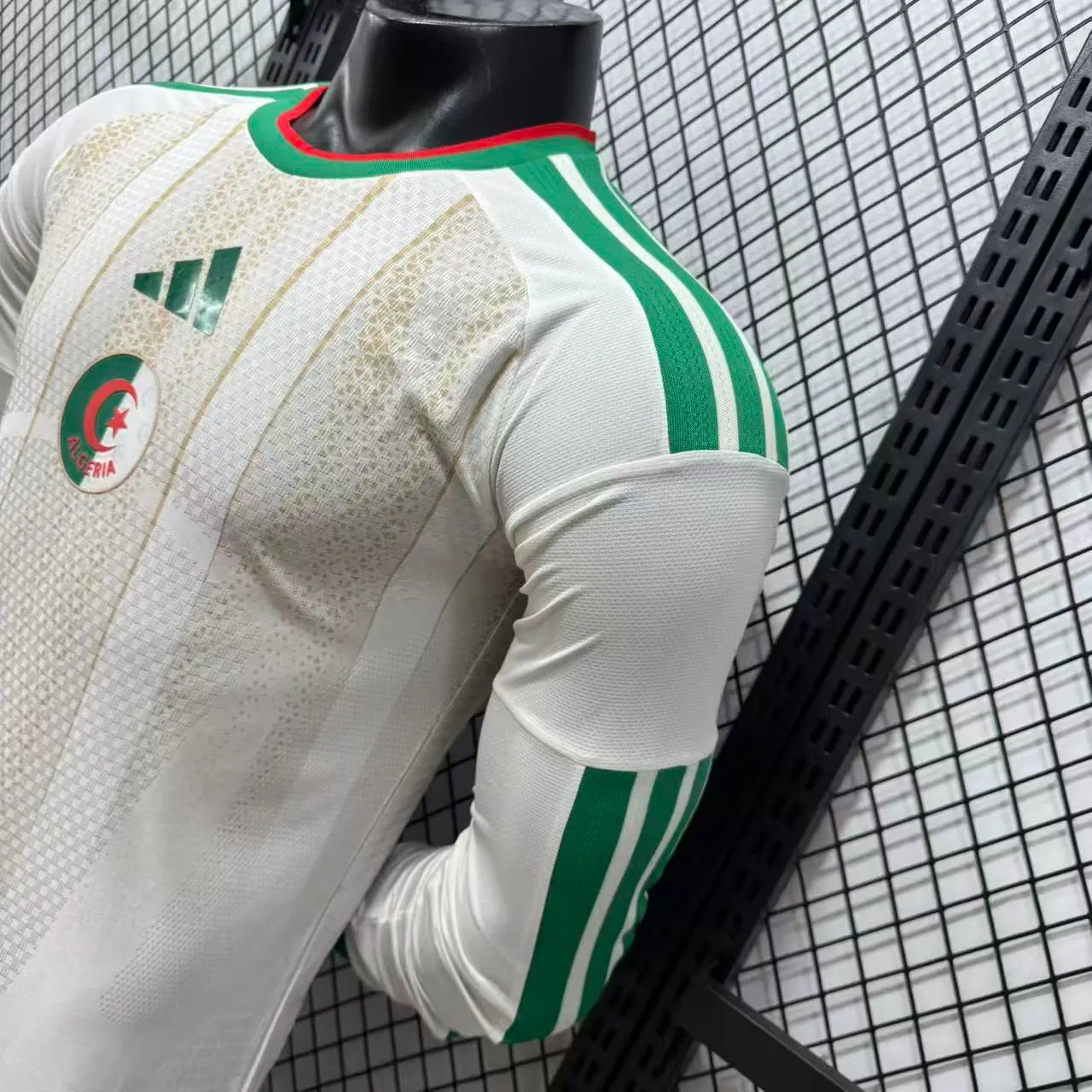 2026-27 Algeria Home Long-Sleeve Jersey - Player Version