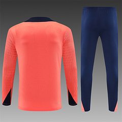 2025-26 Barcelona Orange Pink Half-Pack Training Jersey