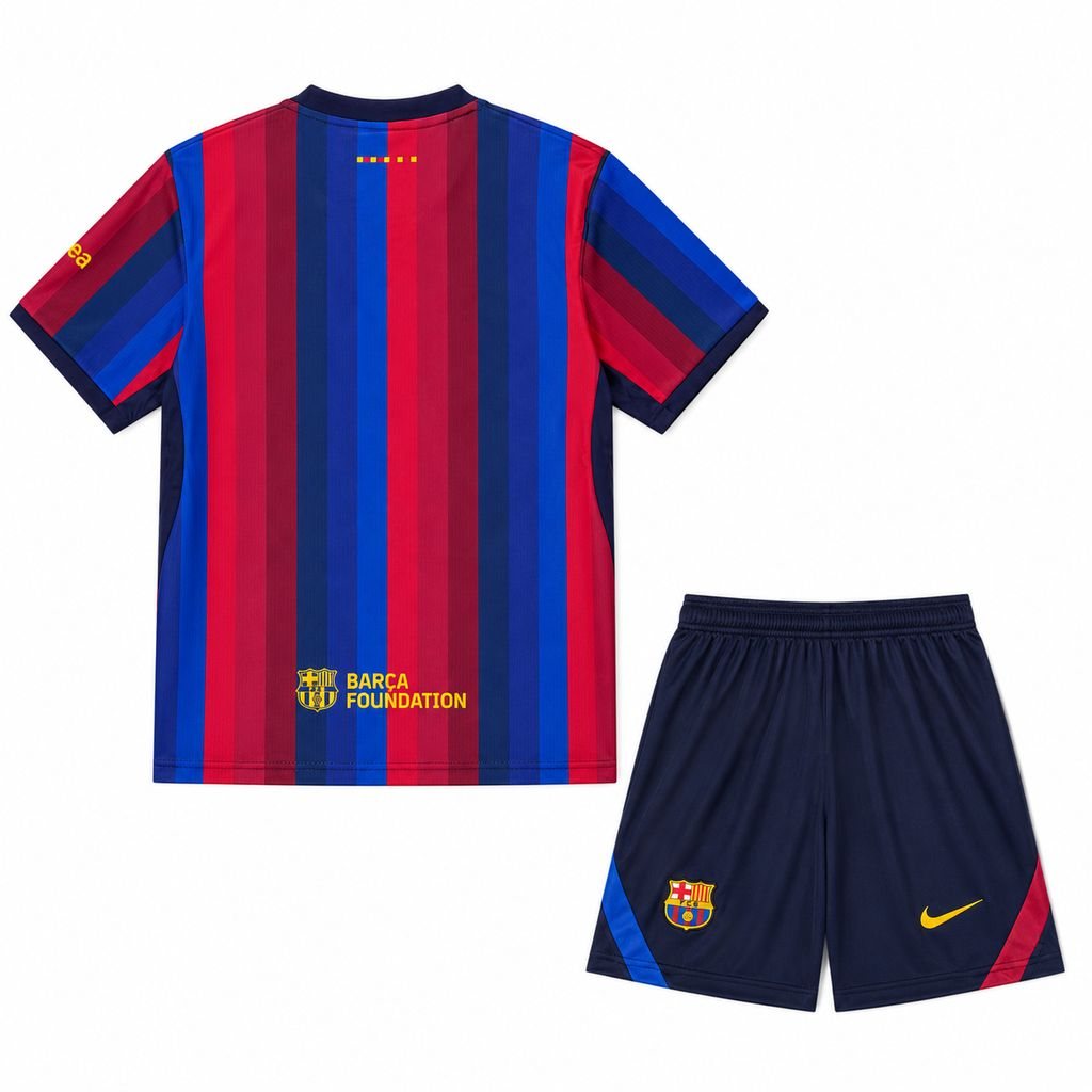 2026-27 Barcelona Home Jersey – Kids' Version