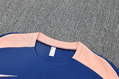 2025-26 France Blue Short Sleeve Training Jersey