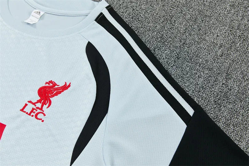 2026-27 Liverpool Light Grey Short-Sleeve Training Jersey