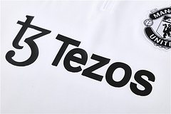 2025-26 Manchester United White Half-Raised Training Jersey