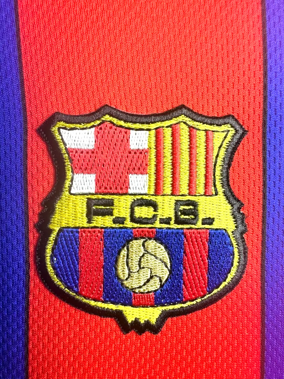 1997-98 Barcelona home retro jersey