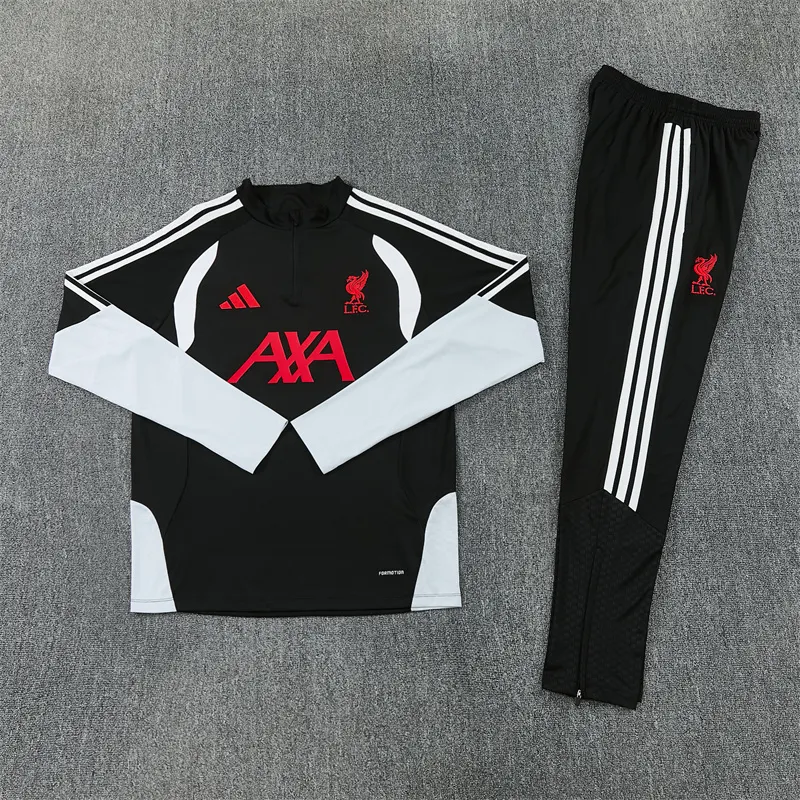 2026-27 Liverpool Black Half-Zip Training Jersey
