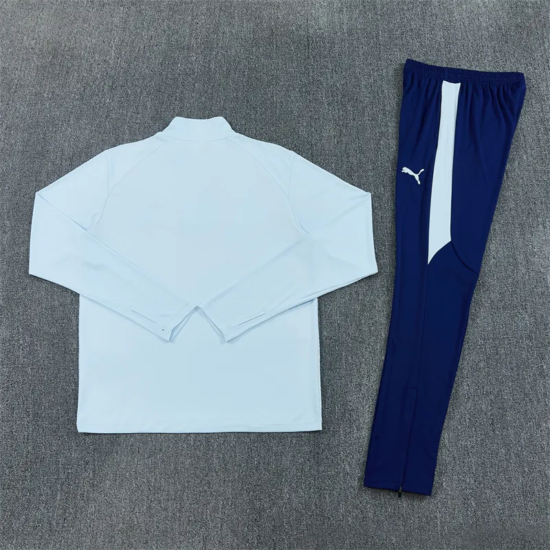 2026-27 Manchester City Light Blue Half-Zip Training Kit
