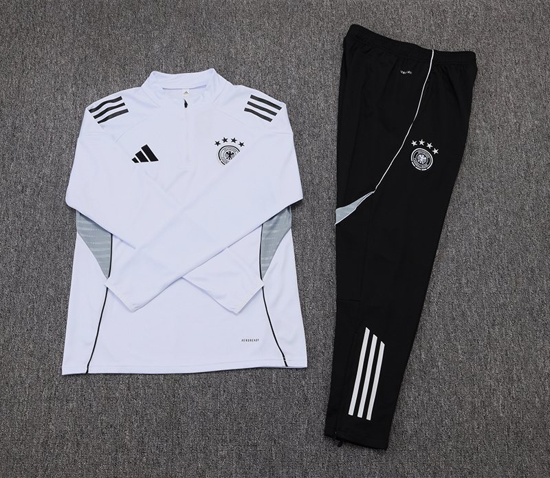2025-26 Germany White Half-Zip Training Jersey