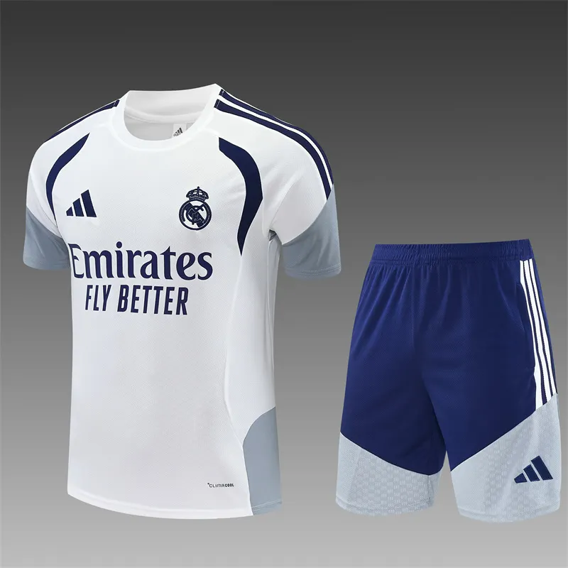 2026-27 Real Madrid White Short-Sleeve Training Jersey