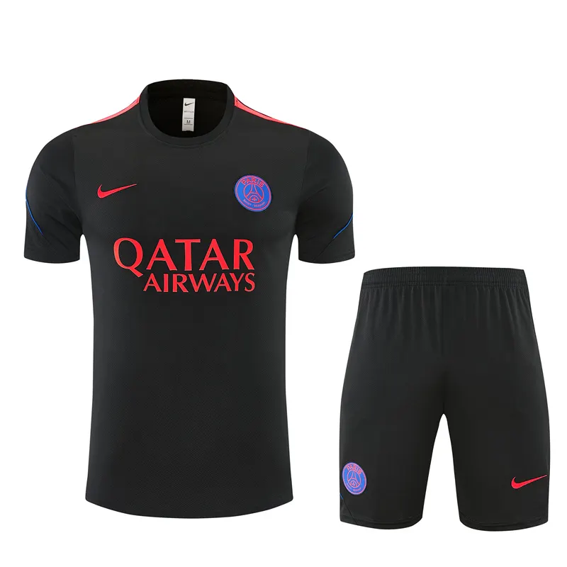 2026-27 Paris Black Short-Sleeve Training Jersey