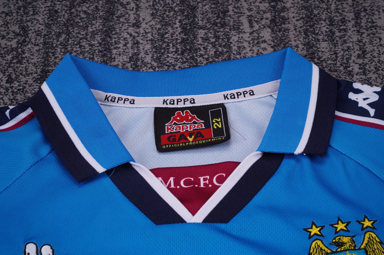 1997-98 Manchester City Home Jersey – Kids'