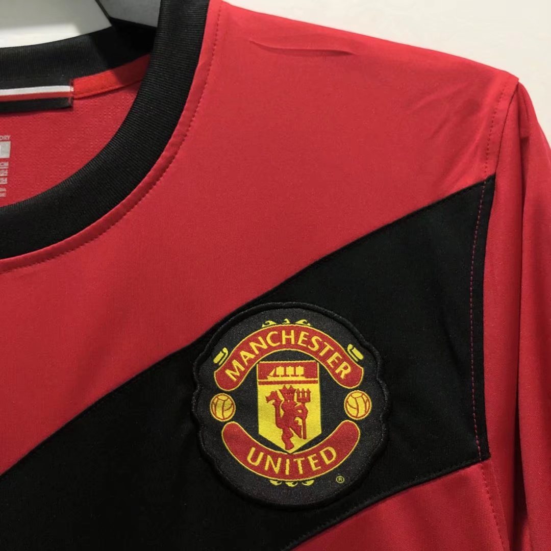 2010 Manchester United Home Long Sleeve Retro Jersey