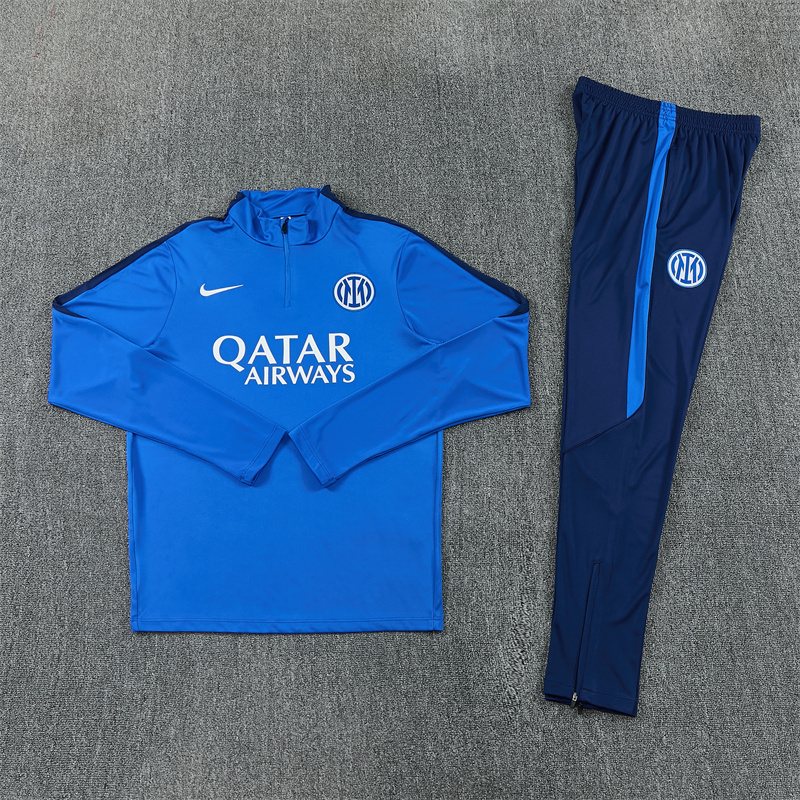 2026-27 Inter Milan Blue Half-Zip Training Jersey