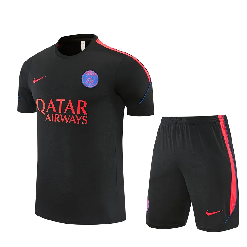 2026-27 Paris Black Short-Sleeve Training Jersey