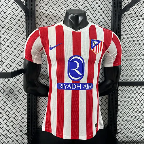 2025-26 Atletico Madrid Home Jersey - Player Edition