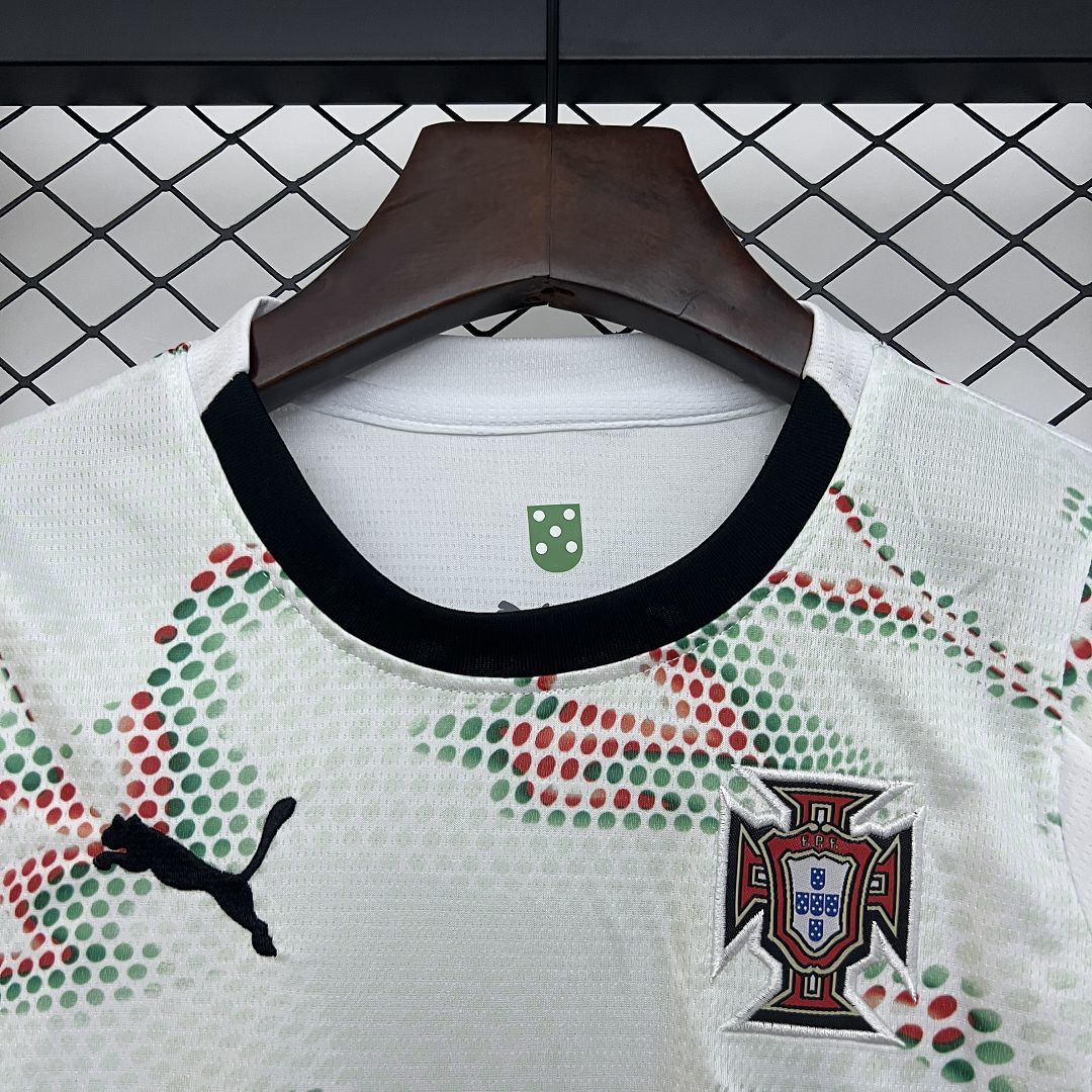 2025-26 Portugal Away Long Sleeve Shirt - Kids