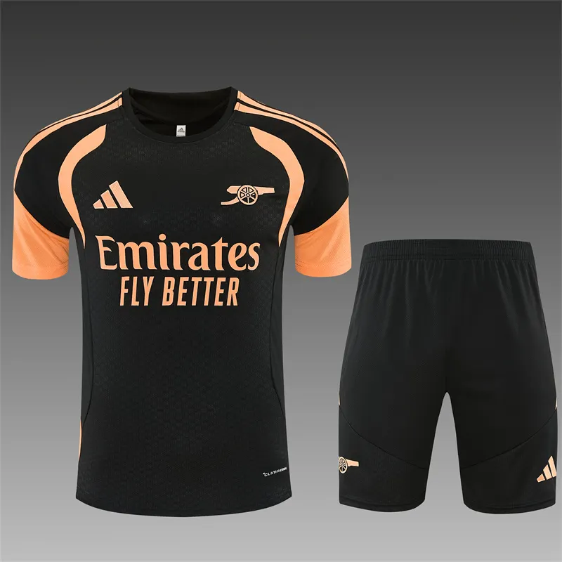 2026-27 Arsenal Black Short-Sleeve Training Jersey