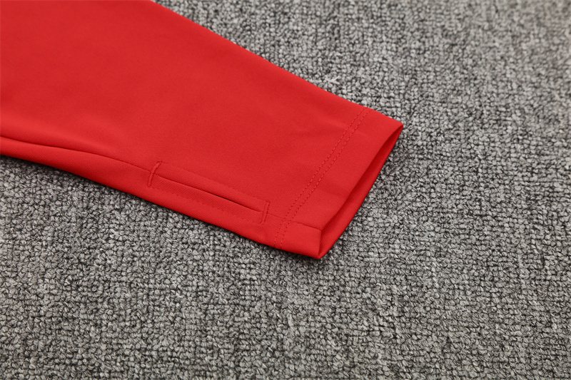 2025-26 Portugal Red Half-Zip Training Jersey