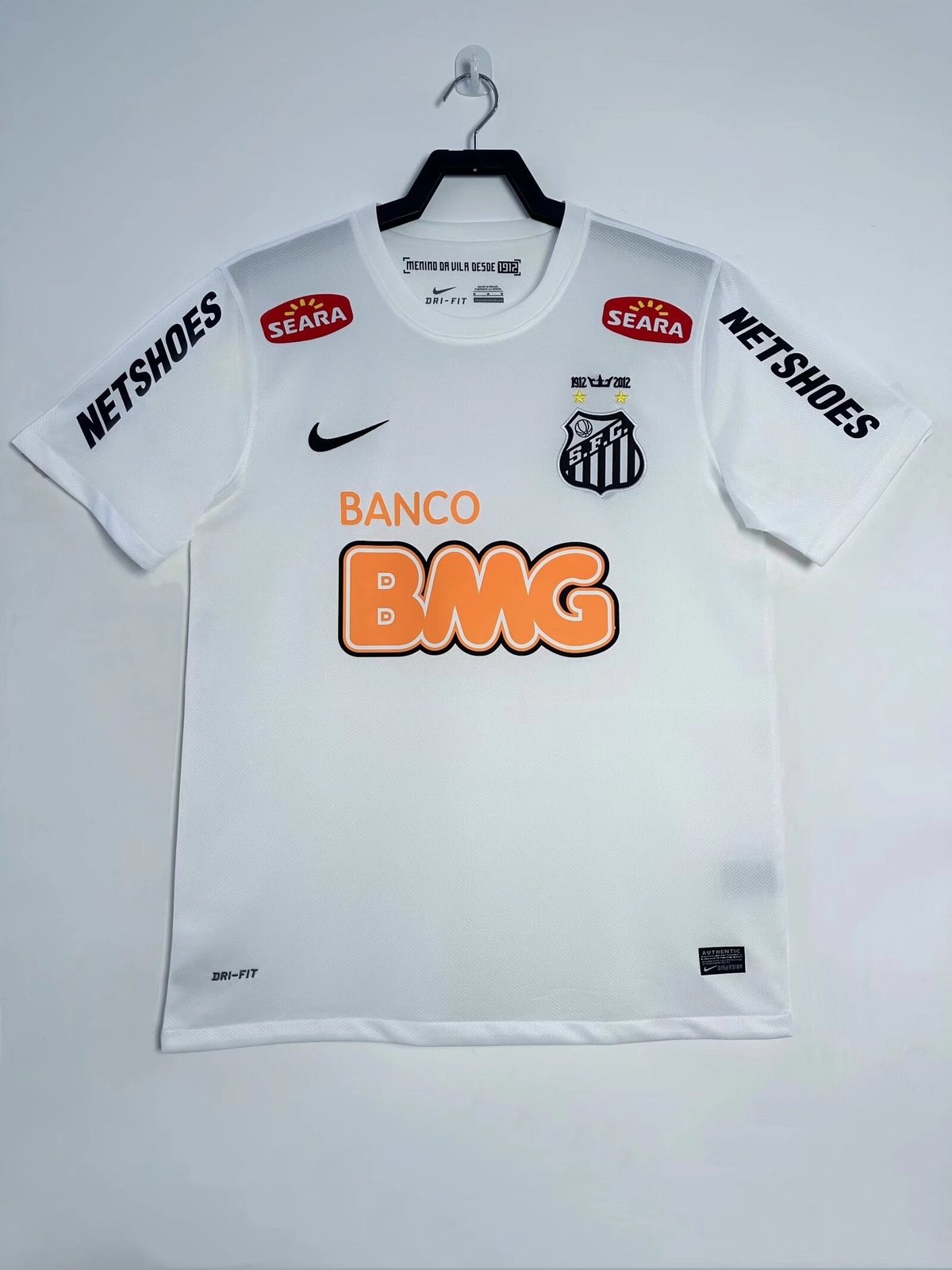 2012-13 Santos Home Retro Jersey (with red epaulettes)