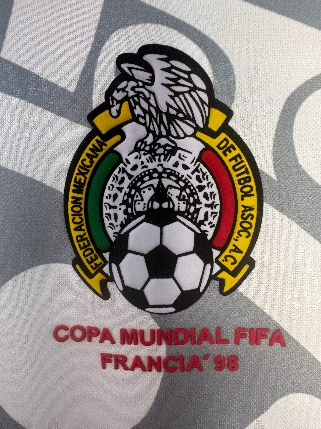 1998 Mexico Away Jacquard Retro Jersey