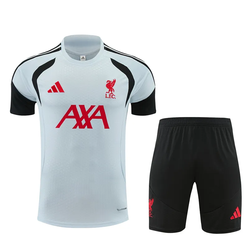 2026-27 Liverpool Light Grey Short-Sleeve Training Jersey
