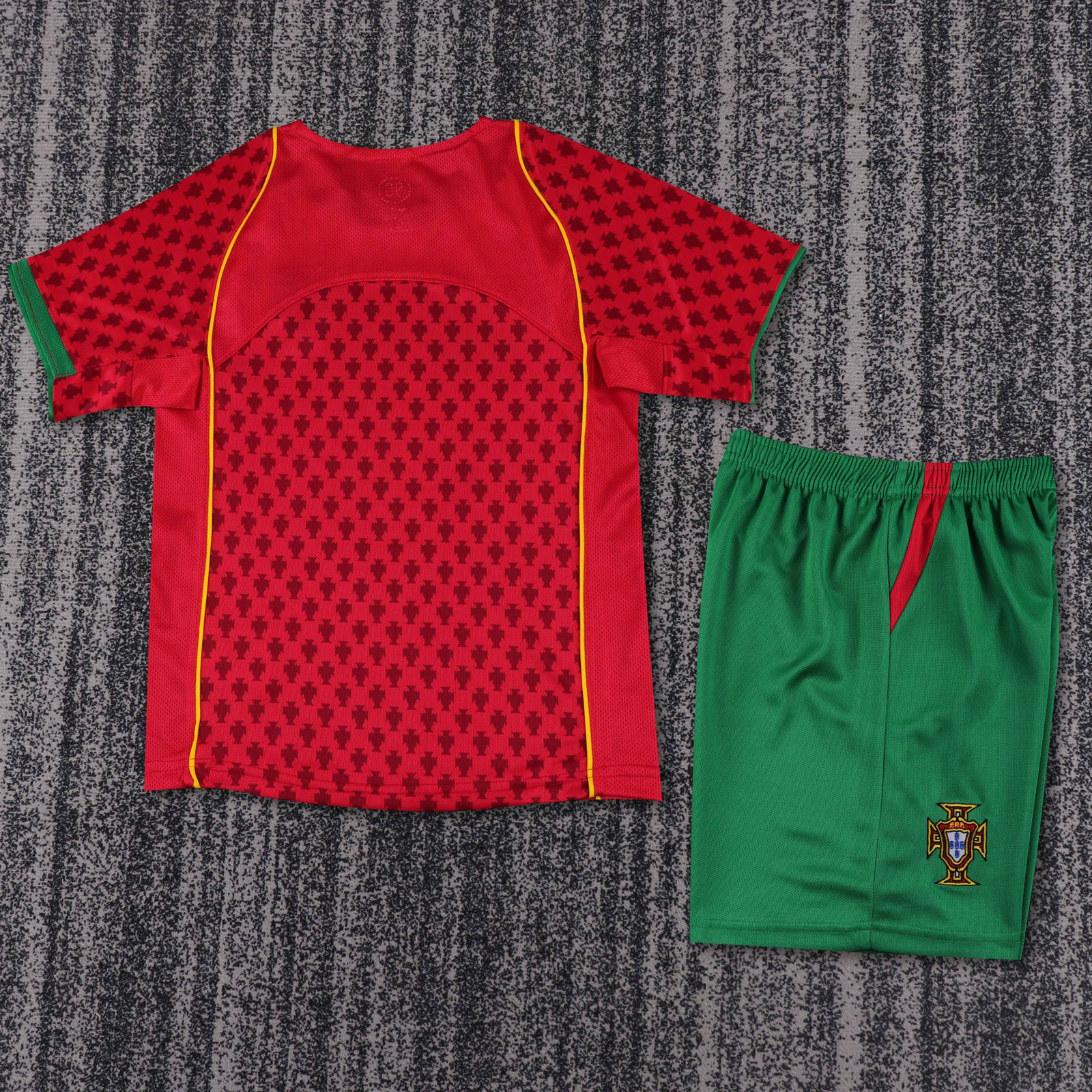 2004 Portugal Home Retro Shirt - Kids Sizing