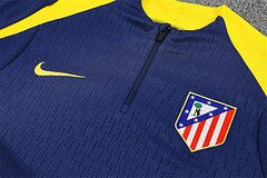 2025-26 Atletico Madrid Royal Blue Half-Dress Training Jersey