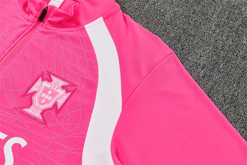 2026-27 Portugal Ink Pink Half-Zip Training Jersey