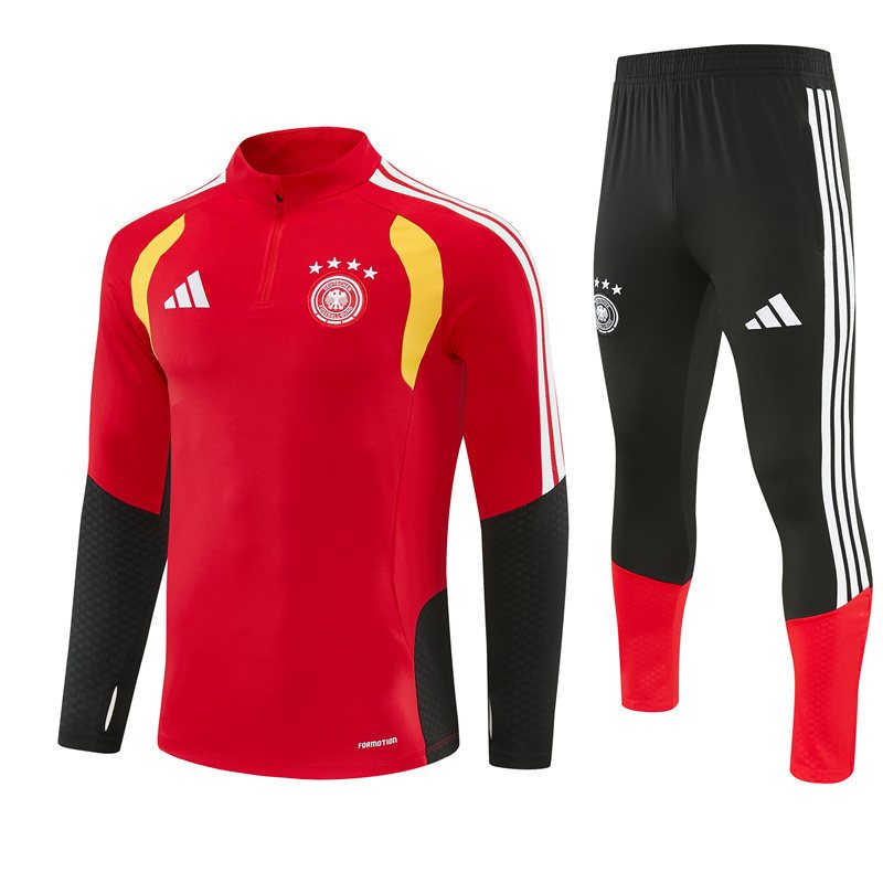 2026-27 Germany Red Half-Zip Training Jersey