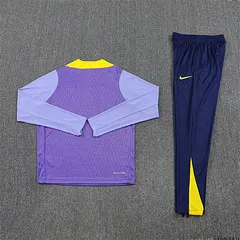 2025-26 Atletico Madrid Purple Half-Pull Training Jersey
