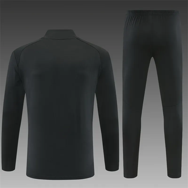 2026-27 AC Milan Black Half-Zip Long-Sleeve Training Jersey